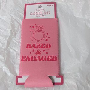 Pink Bridal Engagement Koozie